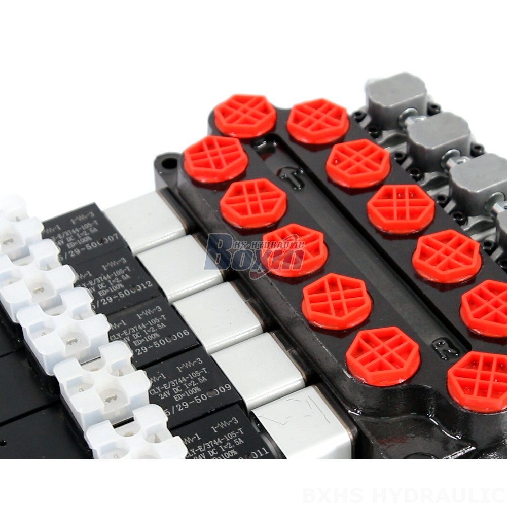 Seeking Global Distributors, Wholesalers, Agents & Traders for Q45 Solenoid And Manual 5 Spool Monoblock Directional Valve detail image
